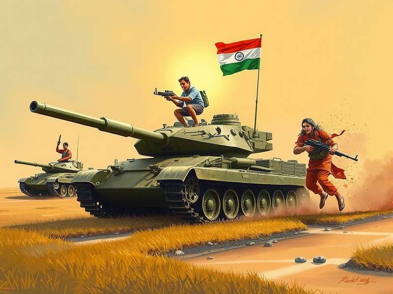 Indian Tank Rampage - Fun for the Whole Family Indian Family Playing Indian Tank Rampage